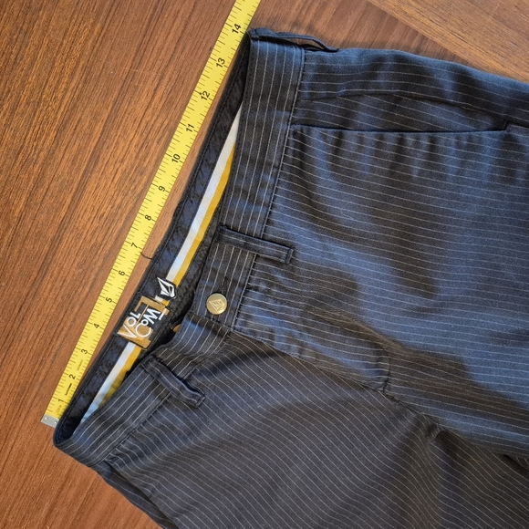 Volcom Men's Charcoal Pinstripe Shorts - Picture 5 of 7